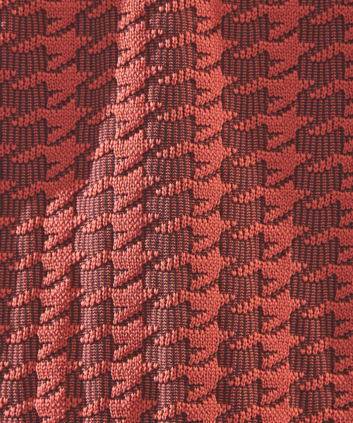 ABAHOUSE（アバハウス）の「ポリエステルジャガードモックネックニット（ニット/セーター・メンズ・ネイビー/ブラウン/オレンジ・44/46/48）」の10枚目の写真