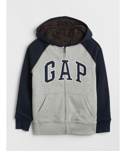 GAP（ギャップ）の「コージーロゴ フード付きスウェットシャツ
