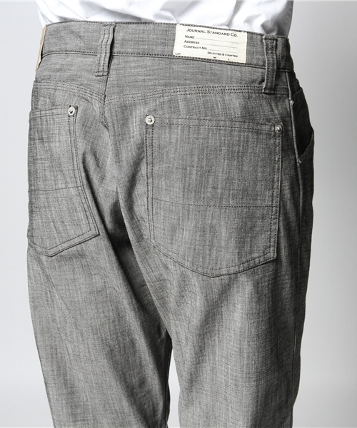 JOURNAL STANDARD（ジャーナルスタンダード）の「★★T/C ヒラロールアップパンツ#（その他パンツ・メンズ・ネイビー/ベージュ/サックスブルー/ブラック・MEDIUM/SMALL/LARGE）」の8枚目の写真