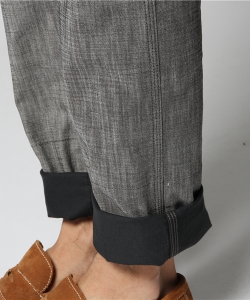 JOURNAL STANDARD（ジャーナルスタンダード）の「★★T/C ヒラロールアップパンツ#（その他パンツ・メンズ・ネイビー/ベージュ/サックスブルー/ブラック・MEDIUM/SMALL/LARGE）」の11枚目の写真