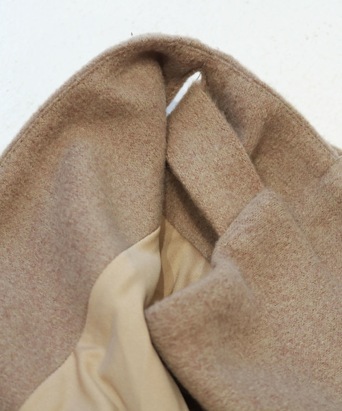 TODAYFUL（トゥデイフル）の「ブラッシュWラップアラウンドスカート（スカート・レディース・ベージュ/ネイビー・FREE）」の11枚目の写真