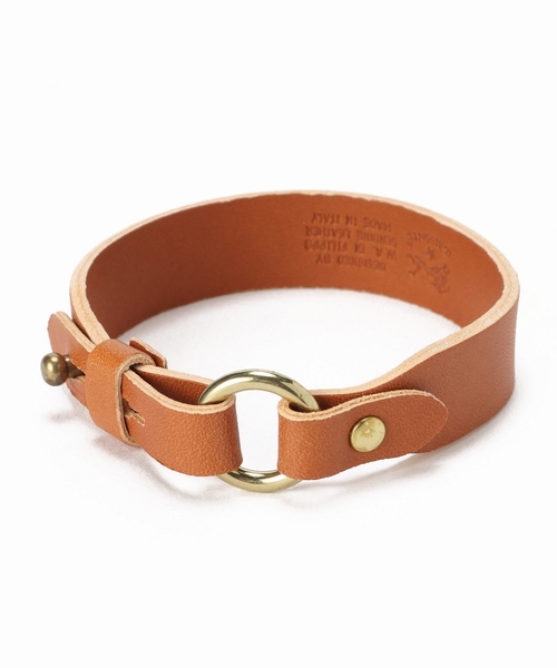 IL BISONTE（イルビゾンテ）の「IL BISONTE / イルビゾンテ : プレーンブレス #（ブレスレット・メンズ・ブラック/ブラウン/ベージュ・FREE）」の4枚目の写真