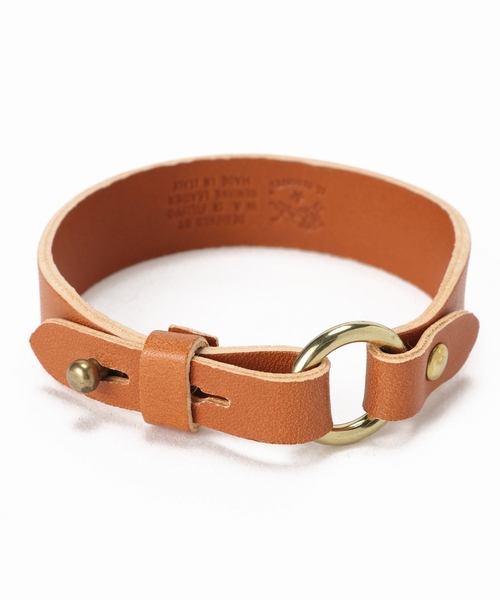 IL BISONTE（イルビゾンテ）の「IL BISONTE / イルビゾンテ : プレーンブレス #（ブレスレット・メンズ・ブラック/ブラウン/ベージュ・FREE）」の5枚目の写真