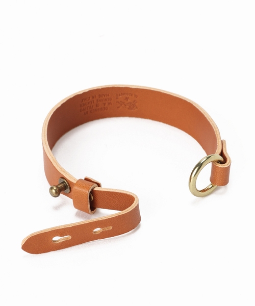 IL BISONTE（イルビゾンテ）の「IL BISONTE / イルビゾンテ : プレーンブレス #（ブレスレット・メンズ・ブラック/ブラウン/ベージュ・FREE）」の6枚目の写真