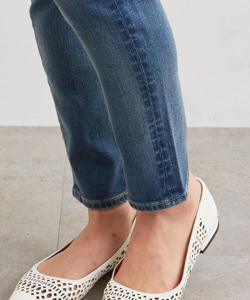 green label relaxing（グリーンレーベルリラクシング）の「◆SC ST B/F テーパード デニム パンツ（デニムパンツ・レディース・コバルトブルー/ネイビー・34/36/42/44/40/38/46）」の7枚目の写真