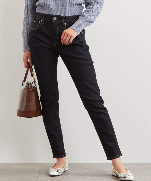 green label relaxing（グリーンレーベルリラクシング）の「◆SC ST B/F テーパード デニム パンツ（デニムパンツ・レディース・コバルトブルー/ネイビー・34/36/42/44/40/38/46）」の18枚目の写真