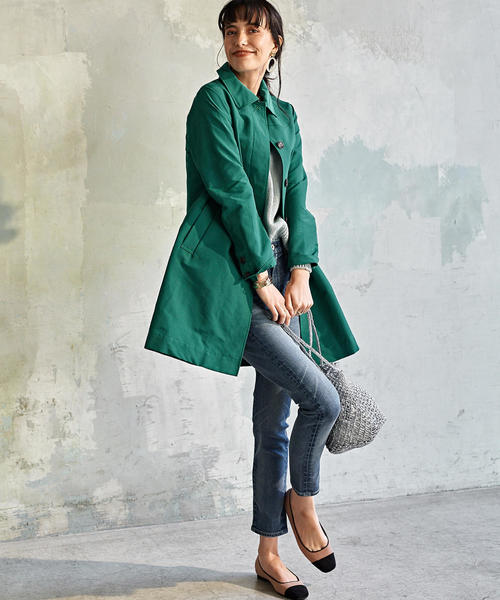 green label relaxing（グリーンレーベルリラクシング）の「◆SC ST B/F テーパード デニム パンツ（デニムパンツ・レディース・コバルトブルー/ネイビー・34/36/42/44/40/38/46）」の14枚目の写真