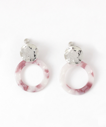 GLOBAL WORK | カラーラウンドイヤリング/820581(イヤリング)