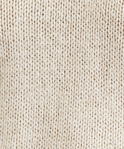 green label relaxing（グリーンレーベルリラクシング）の「[手洗い可能] CFC テンジク Vネック ニット（ニット/セーター・レディース・オリーブ/オレンジ/ナチュラル・FREE）」の12枚目の写真