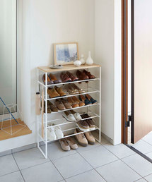 GEORGE'S（ジョージズ）の「WEB限定 tower 天板付きシューズラック 6段（家具）」