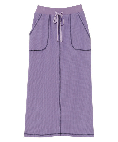 Candy Stripper(キャンディストリッパー)の「WAFFLE スカート(スカート・レディース・ブラック/パープル/ベージュ・2)」の3枚目の写真