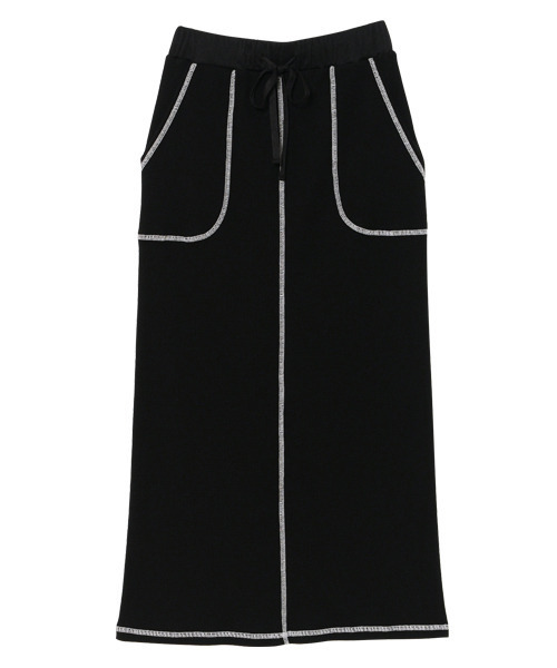 Candy Stripper(キャンディストリッパー)の「WAFFLE スカート(スカート・レディース・ブラック/パープル/ベージュ・2)」の7枚目の写真