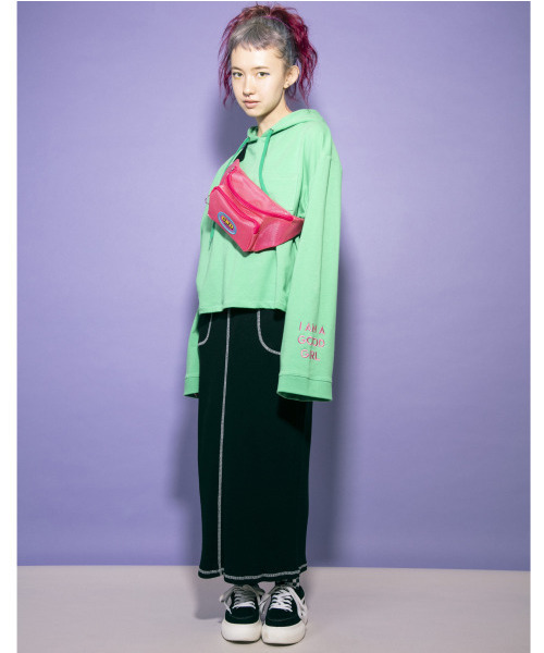 Candy Stripper(キャンディストリッパー)の「WAFFLE スカート(スカート・レディース・ブラック/パープル/ベージュ・2)」の14枚目の写真