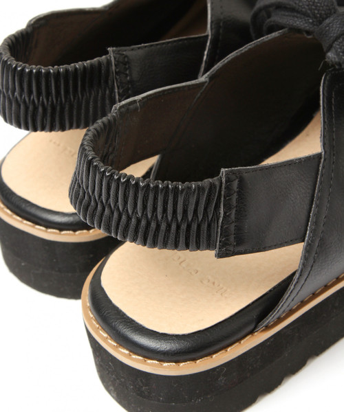 niko and...（ニコアンド）の「レースアップサンダル（サンダル・レディース・ブラック/ベージュ・SMALL/MEDIUM/LARGE）」の12枚目の写真