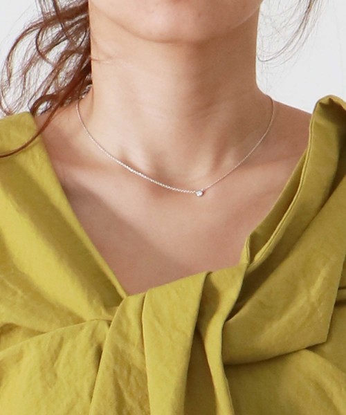 HER CLOSET(ハークローゼット)の「【HERCLOSET】前後2WAYツイストリボンノースリトップス(シャツ/ブラウス・レディース・アイボリー/ベージュ/ブラック/マスタード/カーキ/ブルー系その他・M)」の19枚目の写真