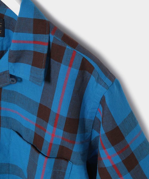 Pendleton Mサイズ 半袖シャツ チェック柄 ブルー Pendleton Mサイズ 半袖シャツ チェック柄 ブルー メンズ