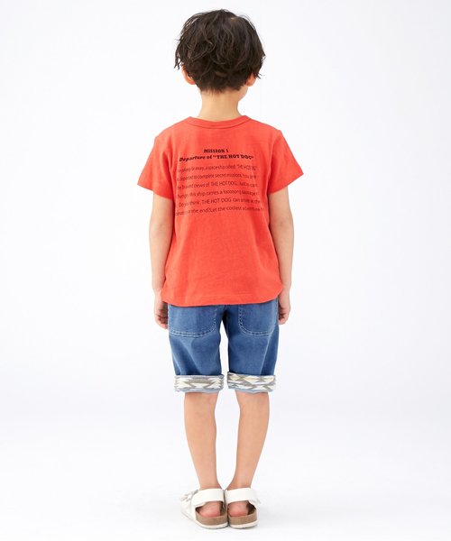 BREEZE（ブリーズ）の「/ジャガード切替ハーフパンツ（その他パンツ・キッズ・レッド/サックスブルー/ライム/ネイビー・100/110/120/90/80/130/140）」の8枚目の写真