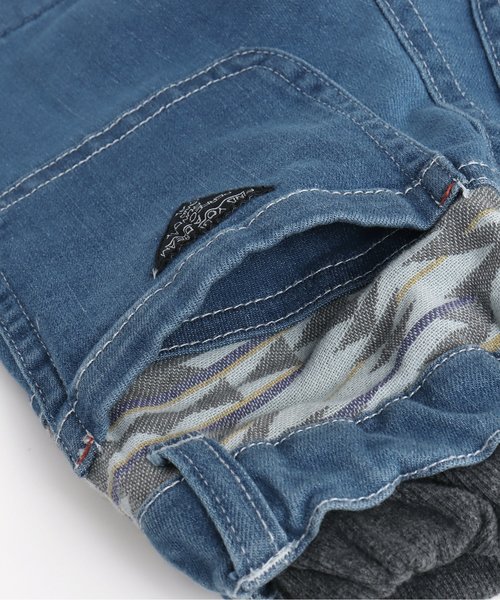 BREEZE（ブリーズ）の「/ジャガード切替ハーフパンツ（その他パンツ・キッズ・レッド/サックスブルー/ライム/ネイビー・100/110/120/90/80/130/140）」の10枚目の写真