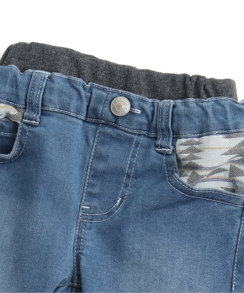 BREEZE（ブリーズ）の「/ジャガード切替ハーフパンツ（その他パンツ・キッズ・レッド/サックスブルー/ライム/ネイビー・100/110/120/90/80/130/140）」の22枚目の写真