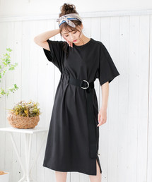 Julia Boutique ジュリアブティック の 2点セットベルト付きゆったりワンピース ワンピース Wear