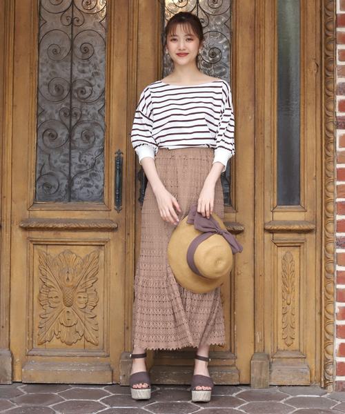 one after another NICE CLAUP(ワンアフターアナザーナイスクラップ)の「ワンショルダー2wayトップス(Tシャツ/カットソー・レディース・オフホワイト/ブラウン/テラコッタ/ベージュ/グリーン・FREE)」の14枚目の写真