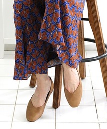 JELLY BEANS | 【Made in Japan】スクエアトゥフラットパンプス(138-3021)JELLY BEANS(ジェリービーンズ)(パンプス)