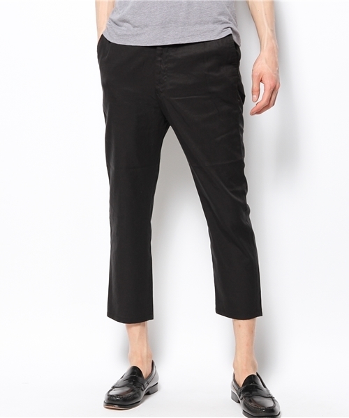 And A（アンドエー）の「チノイージーアンクレットパンツ（チノパンツ・メンズ・ベージュ/ダークグリーン/ブラック・42/40/44）」の2枚目の写真