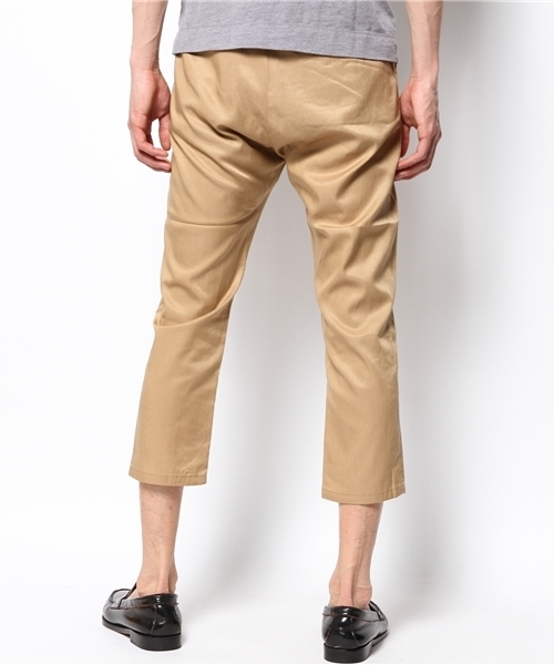 And A（アンドエー）の「チノイージーアンクレットパンツ（チノパンツ・メンズ・ベージュ/ダークグリーン/ブラック・42/40/44）」の8枚目の写真