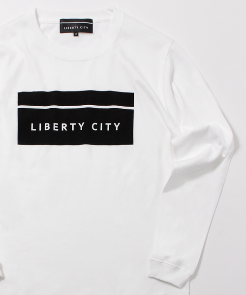LIBERTY CITY（リバティシティ）の「【LIBERTY CITY/リバティーシティ】 [BOX LOGO] ロンT（Tシャツ/カットソー・メンズ・ホワイト/ブラック/レッド・2/4/3）」の16枚目の写真