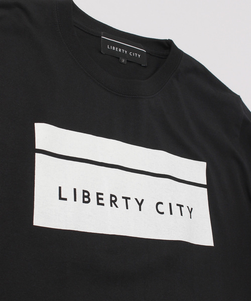 LIBERTY CITY（リバティシティ）の「【LIBERTY CITY/リバティーシティ】 [BOX LOGO] ロンT（Tシャツ/カットソー・メンズ・ホワイト/ブラック/レッド・2/4/3）」の4枚目の写真