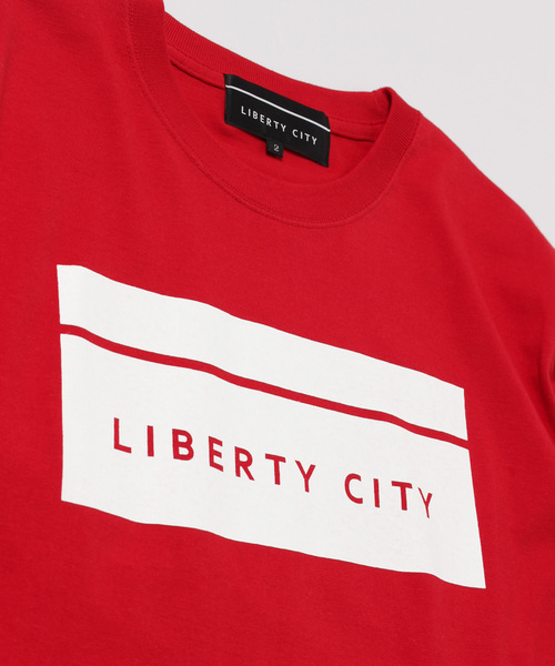 LIBERTY CITY（リバティシティ）の「【LIBERTY CITY/リバティーシティ】 [BOX LOGO] ロンT（Tシャツ/カットソー・メンズ・ホワイト/ブラック/レッド・2/4/3）」の17枚目の写真