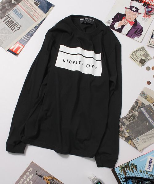 LIBERTY CITY（リバティシティ）の「【LIBERTY CITY/リバティーシティ】 [BOX LOGO] ロンT（Tシャツ/カットソー・メンズ・ホワイト/ブラック/レッド・2/4/3）」の20枚目の写真