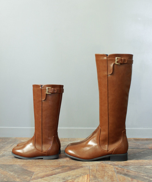 SESTO(セスト)の「ママとお揃い。キッズ用ジョッキーロングブーツ(ブーツ・キッズ・ブラック/ダークブラウン/キャメル/レオパード/パイソン・22.0cm/18.0cm/19.0cm/20.0cm/21.0cm)」の17枚目の写真