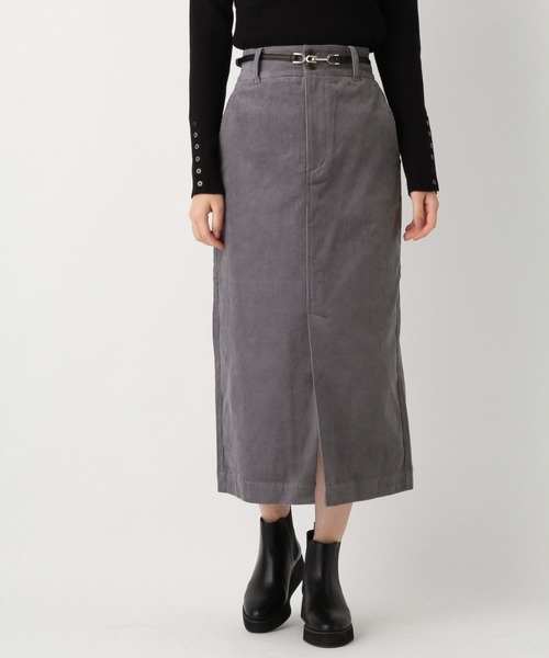 GLOBAL WORK(グローバルワーク)の「コーデュロイタイトスカート/845154(スカート・レディース・ブラック/ベージュ/オフホワイト/グリーン系その他3/ライトグレー/ライトベージュ/ブルー系その他・SMALL/MEDIUM/LARGE)」の7枚目の写真