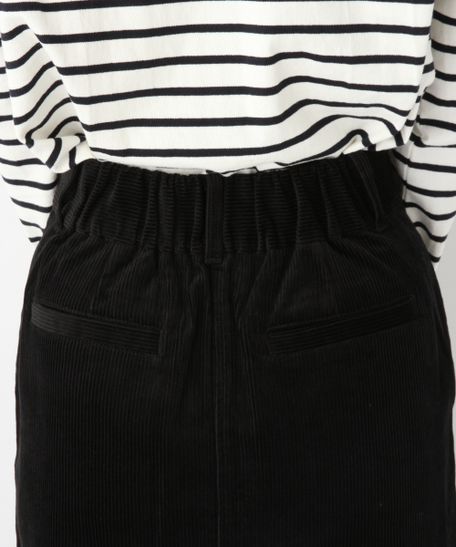 GLOBAL WORK(グローバルワーク)の「コーデュロイタイトスカート/845154(スカート・レディース・ブラック/ベージュ/オフホワイト/グリーン系その他3/ライトグレー/ライトベージュ/ブルー系その他・SMALL/MEDIUM/LARGE)」の14枚目の写真