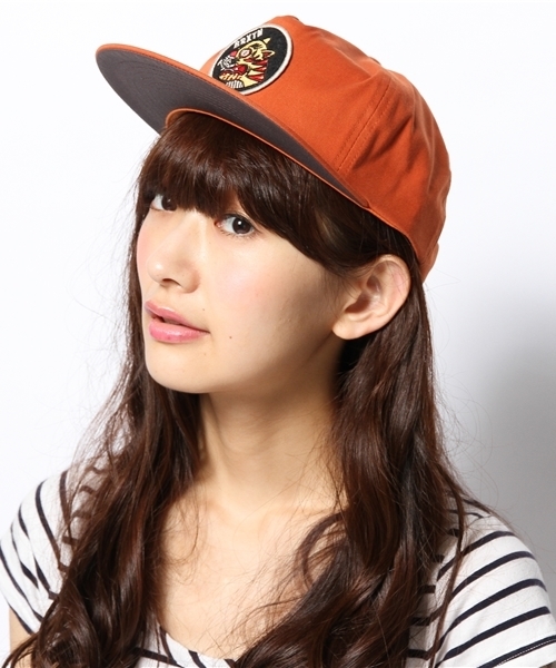 BEAMS BOY（ビームスボーイ）の「BRIXTON / DWIGHT SNAP BACK（キャップ・レディース・オレンジ・ONE SIZE）」の8枚目の写真