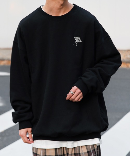 kutir（クティール）の「裏起毛UFOプリントスウェット（Tシャツ 