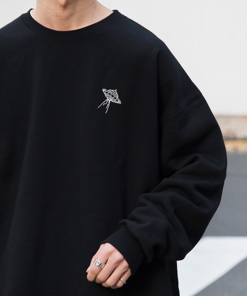 kutir（クティール）の「裏起毛UFOプリントスウェット（Tシャツ 