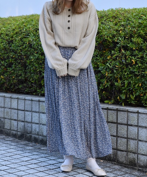 PairPair（ペアペア）の「ヘンリーネックニットプルオーバー（ニット/セーター・レディース・ライトグリーン/モカ/ライトベージュ・FREE）」の10枚目の写真