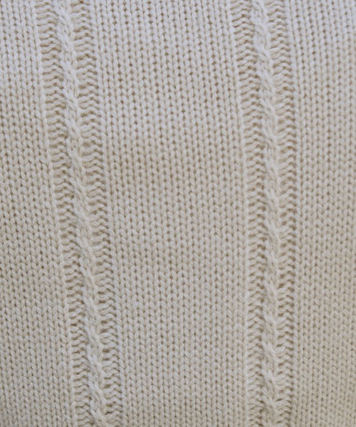 PairPair（ペアペア）の「ヘンリーネックニットプルオーバー（ニット/セーター・レディース・ライトグリーン/モカ/ライトベージュ・FREE）」の9枚目の写真
