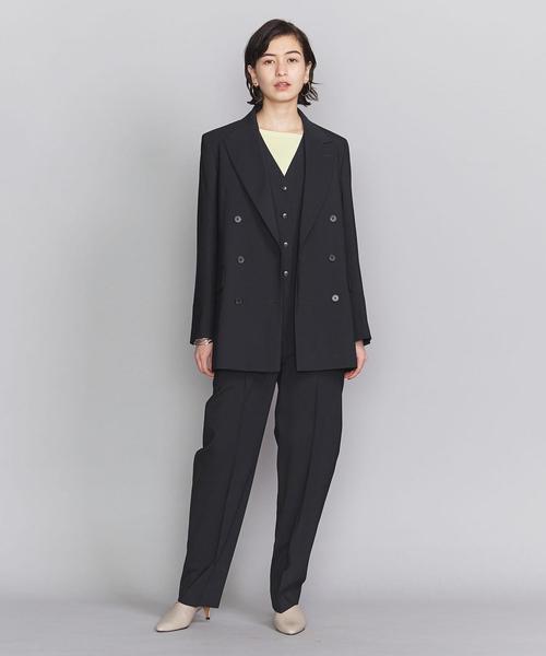 BEAUTY&YOUTH UNITED ARROWS（ビューティーアンドユースユナイテッドアローズ）の「BY TRADITIONAL サマーウールベストオールインワンо（つなぎ/オールインワン・レディース・ネイビー/ブラウン・36/38）」の21枚目の写真
