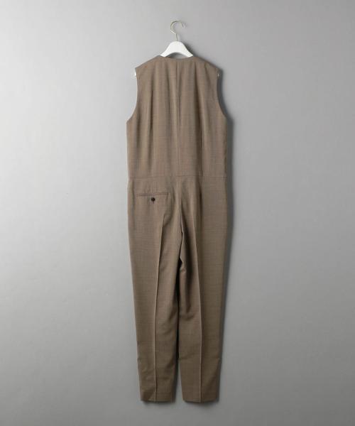BEAUTY&YOUTH UNITED ARROWS（ビューティーアンドユースユナイテッドアローズ）の「BY TRADITIONAL サマーウールベストオールインワンо（つなぎ/オールインワン・レディース・ネイビー/ブラウン・36/38）」の13枚目の写真