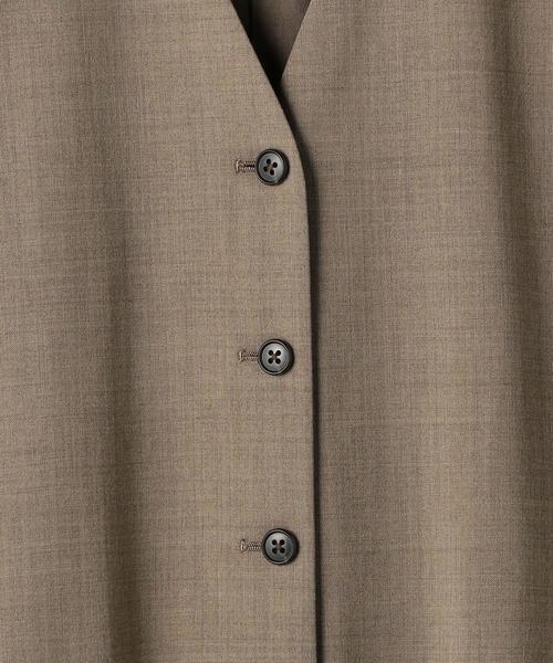 BEAUTY&YOUTH UNITED ARROWS（ビューティーアンドユースユナイテッドアローズ）の「BY TRADITIONAL サマーウールベストオールインワンо（つなぎ/オールインワン・レディース・ネイビー/ブラウン・36/38）」の12枚目の写真