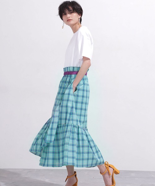 セール Muveil Tシャツコンビワンピース ワンピース Muveil ミュベール のファッション通販 Zozotown