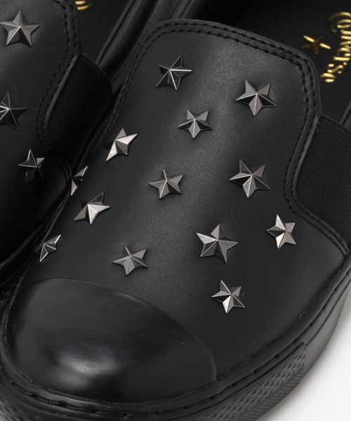 CONVERSE（コンバース）の「【CONVERSE(コンバース)】ALL STAR COUPE STARSSLIP-ON（スリッポン・レディース・ホワイト/ブラック・SMALL/MEDIUM）」の4枚目の写真