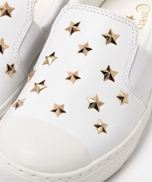 CONVERSE（コンバース）の「【CONVERSE(コンバース)】ALL STAR COUPE STARSSLIP-ON（スリッポン・レディース・ホワイト/ブラック・SMALL/MEDIUM）」の3枚目の写真