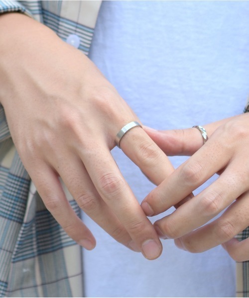 LION HEART（ライオンハート）の「【LION HEART】WEB限定 デュオリング FIRSTリング/アンカーチェーンリング/サージカルステンレス/LH-1　メンズギフト/誕生日/クリスマス/プレゼント/ペアアクセ（リング・メンズ・ブラック/シルバー/ブラック系その他2/ブラック系その他3/シルバー系その他2/シルバー系その他3/ブラック系その他4/シルバー系その他4/シルバー系その他5/シルバー系その他6/シルバー系その他7・17号/19号/17/19/ 21）」の15枚目の写真