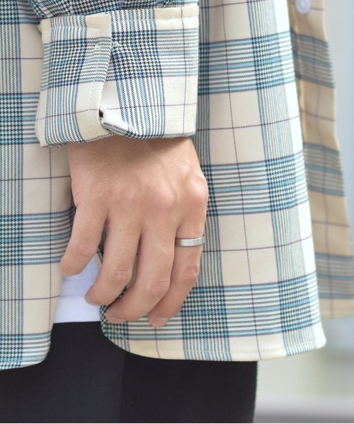 LION HEART（ライオンハート）の「【LION HEART】WEB限定 デュオリング FIRSTリング/アンカーチェーンリング/サージカルステンレス/LH-1　メンズギフト/誕生日/クリスマス/プレゼント/ペアアクセ（リング・メンズ・ブラック/シルバー/ブラック系その他2/ブラック系その他3/シルバー系その他2/シルバー系その他3/ブラック系その他4/シルバー系その他4/シルバー系その他5/シルバー系その他6/シルバー系その他7・17号/19号/17/19/ 21）」の16枚目の写真