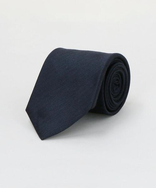 商品詳細 Silk Linen 8 0 ソリッド 1 ミニ ヘリンボーン ネクタイ Outlet アウトレット 公式通販