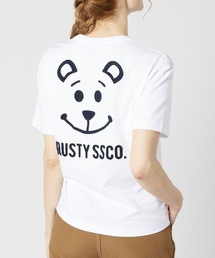 【RUSTY / ラスティ】レディースロゴ半袖Tシャツ / バックプリント
